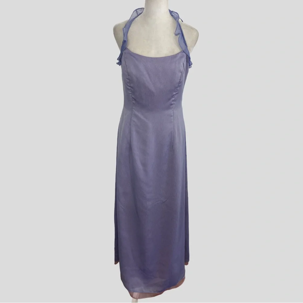 sachin and babi light blue dress Ruffle Dress main image 1